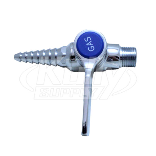 WaterSaver L4100 Lab Ball Valve, Integral Hose End in PC