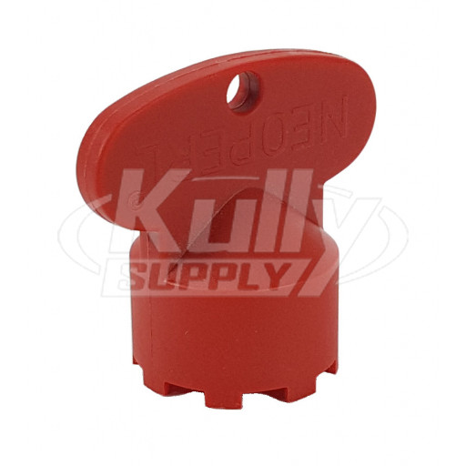 Bradley 130-149 RED SERVICE KEY- NEOPERL