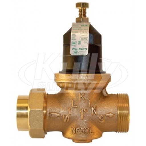 Wilkins 114-NR3XLDU Pressure Reducing Valve 1-1/4 inches