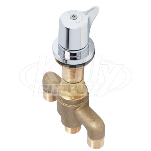 T&S Brass EC-SMT Above Deck Thermostatic Mixing Valve W/ 1/2" Npsm Male Fittings