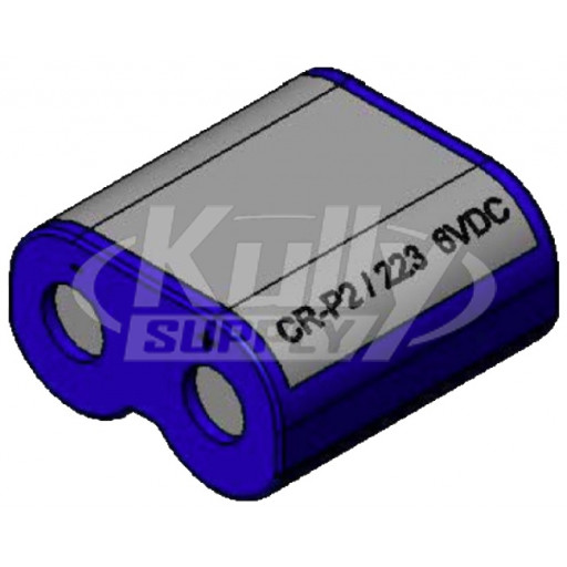 T&S Brass 019087-45 6V Lithium Battery, Type Cr-P2