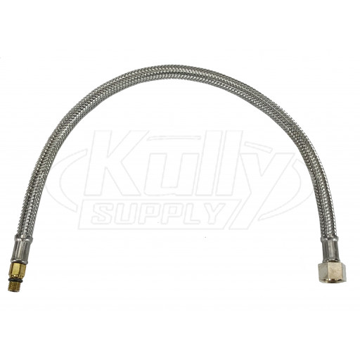 Chicago 250-025KJKABNF Stainless Steel Braided Hose (5/16-24 x 3/8)