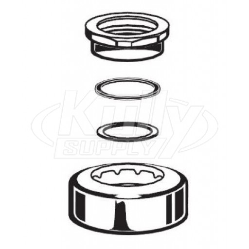 American Standard M952262-0020A 3/4" Spud Assembly
