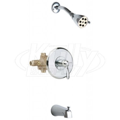 Chicago 1905-600CP Thermostatic Tub and Shower Valve