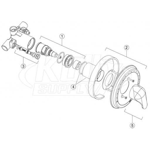 Chicago 1905 Series Shower Parts Breakdown