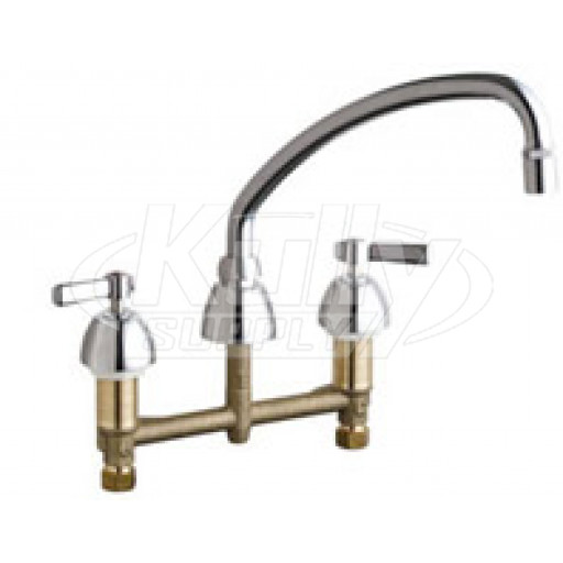 Chicago 201-AE29XKABCP Concealed Hot and Cold Water Sink Faucet