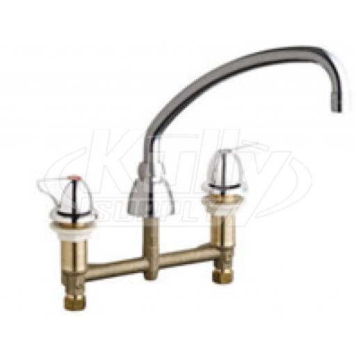 Chicago 201-AE35-1000ABCP Concealed Hot and Cold Water Sink Faucet