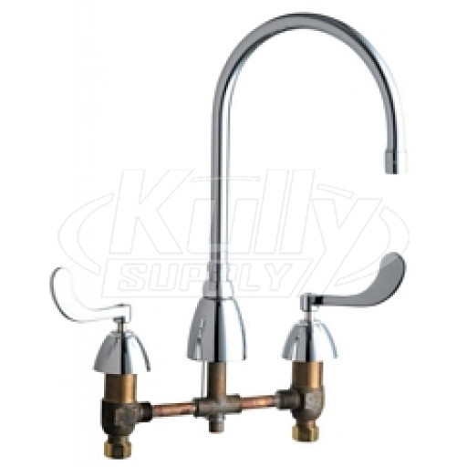 Chicago 201-AGN10AE3SWG317CP Kitchen Sink Faucet W/O Spray