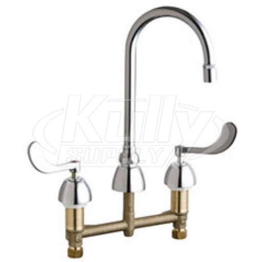 Chicago 201-AGN2AE29-317AB Concealed Hot and Cold Water Sink Faucet