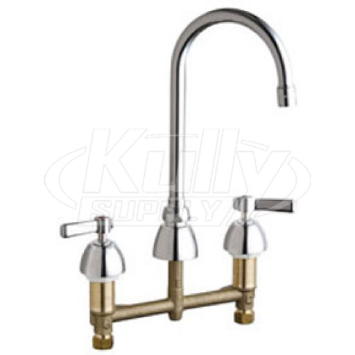 Chicago 201-AGN2AE3ABCP Concealed Hot and Cold Water Sink Faucet