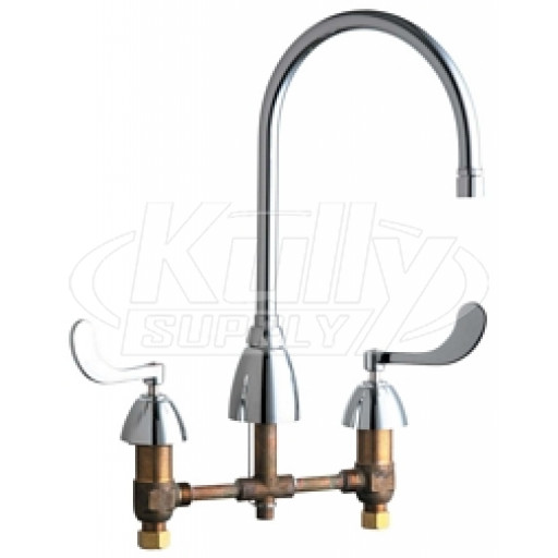 Chicago 201 Agn8ae2805 5 317cp Kitchen Sink Faucet W O Spray