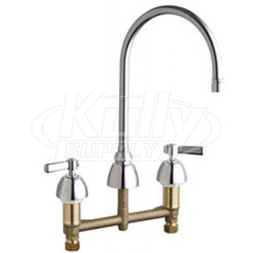 Chicago 201-AGN8AE2805FAB Concealed Hot and Cold Water Sink Faucet