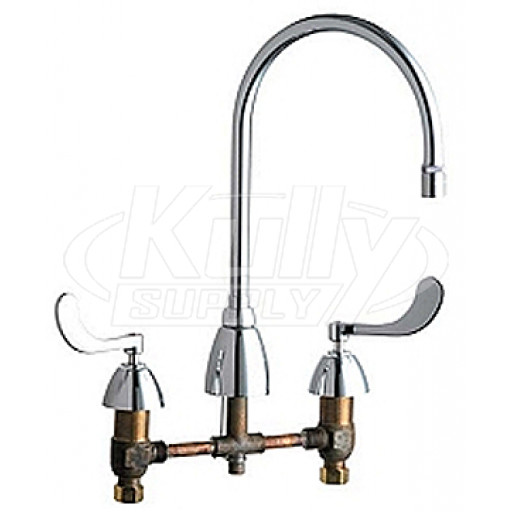 Chicago 201-AGN8AE29-317AB E-Cast Concealed Kitchen Sink Faucet
