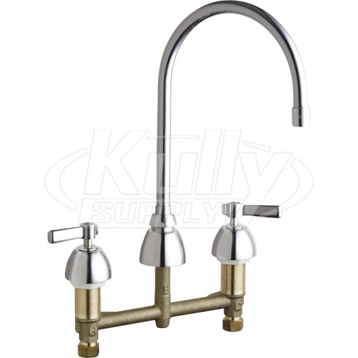 Chicago 201-AGN8AE35ABCP Concealed Hot and Cold Water Sink Faucet