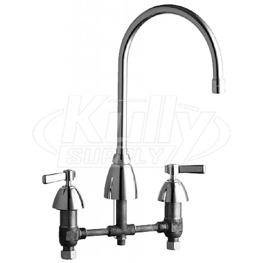 Chicago 201-AGN8AE3ABCP E-Cast Concealed Kitchen Sink Faucet