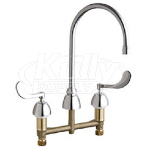 Chicago 201-AGN8AE3V-317AB Concealed Hot and Cold Water Sink Faucet