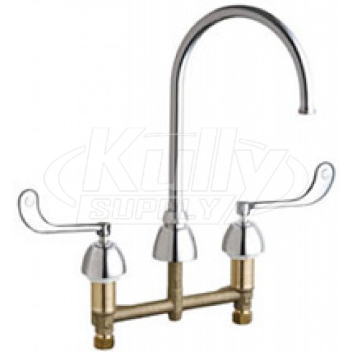 Chicago 201-AGN8AFC319ABCP Concealed Hot and Cold Water Sink Faucet