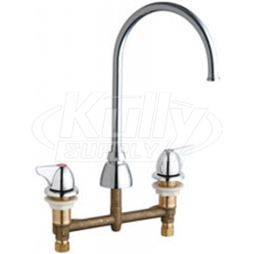 Chicago 201-AGN8FC1000ABCP Concealed Hot and Cold Water Sink Faucet