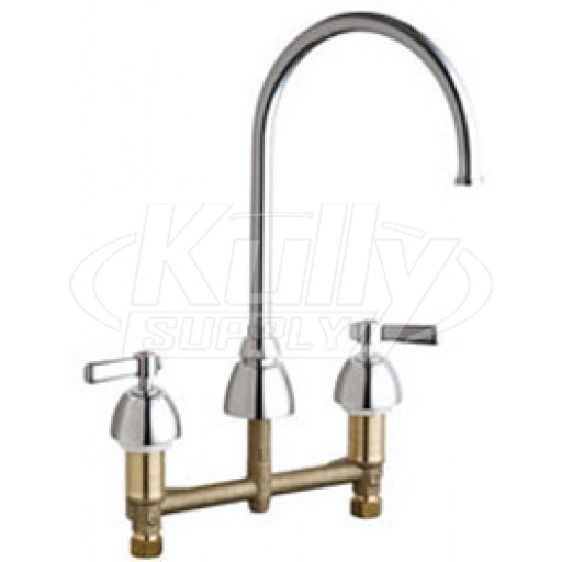 Chicago 201-AGN8FCABCP Concealed Hot and Cold Water Sink Faucet