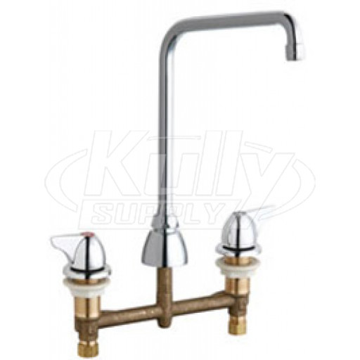 Chicago 201-AHA8-1000XKAB Concealed Hot and Cold Water Sink Faucet