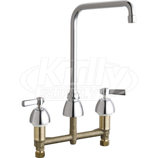 Chicago 201-AHA8ABCP Concealed Hot and Cold Water Sink Faucet