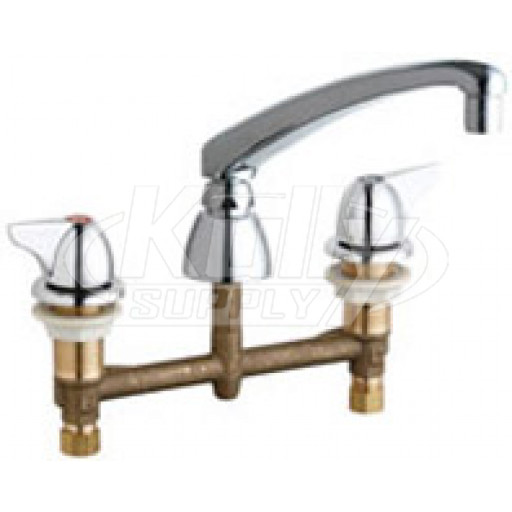 Chicago 201-AL8-1000ABCP Concealed Hot and Cold Water Sink Faucet