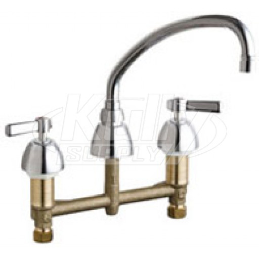 Chicago 201-AVPCABCP Concealed Hot and Cold Water Sink Faucet