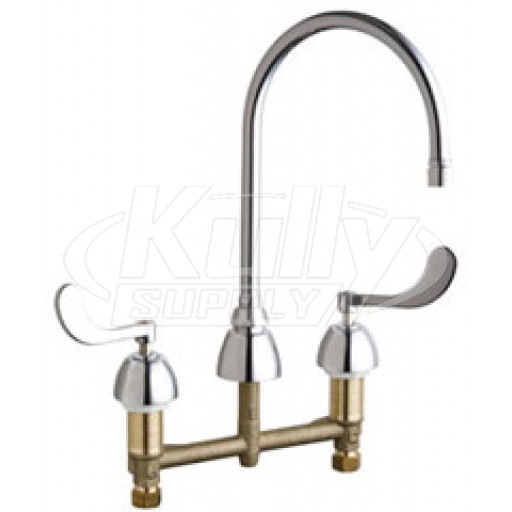 Chicago 201-G8AE2805F317AB Concealed Hot and Cold Water Sink Faucet