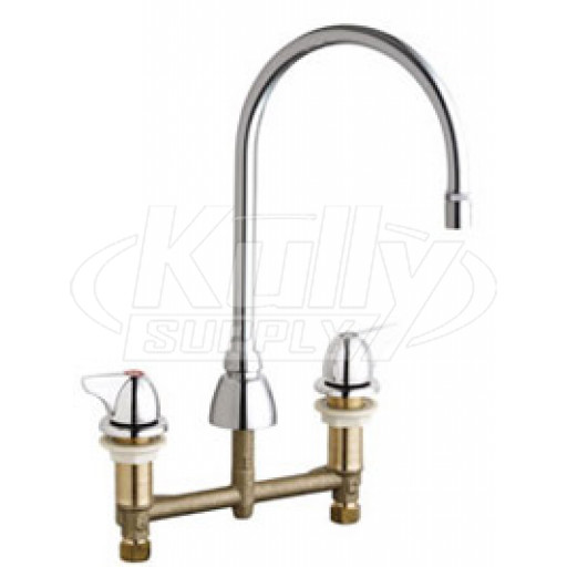 Chicago 201-GN8AE29-1000AB Concealed Hot and Cold Water Sink Faucet