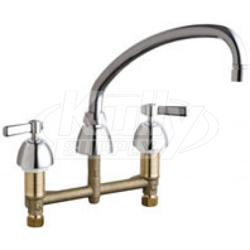 Chicago 201-RSL9E3VPXKABCP Concealed Hot and Cold Water Sink Faucet