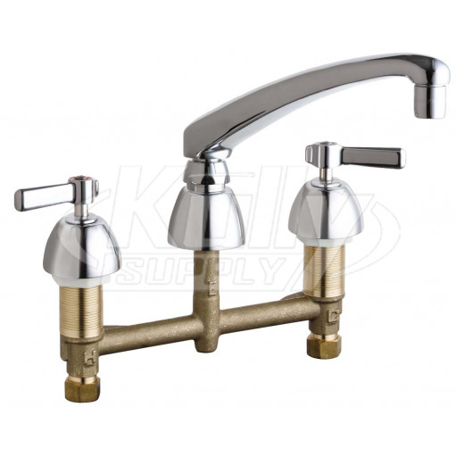 Chicago 201-AL8-317XKABCP Concealed Hot and Cold Water Sink Faucet