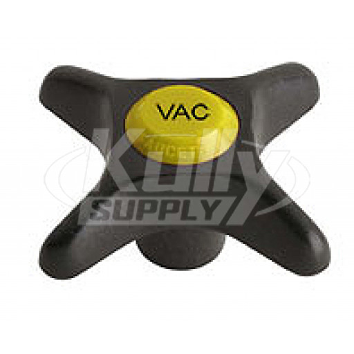 Chicago 205-VACJKNF 2-1/2" Plastic Cross Handle w/ Vacuum Index Button (Discontinued)