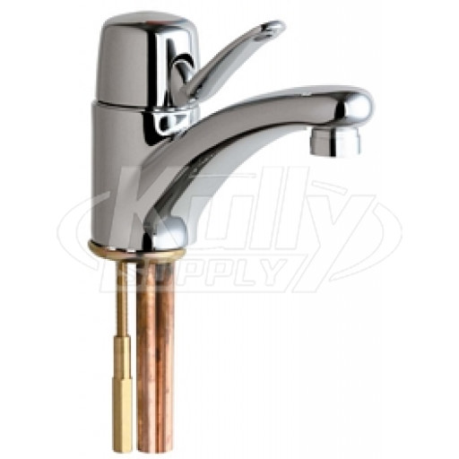 Chicago 2200-E2805ABCP Single Lever Hot and Cold Water Mixing Sink Faucet