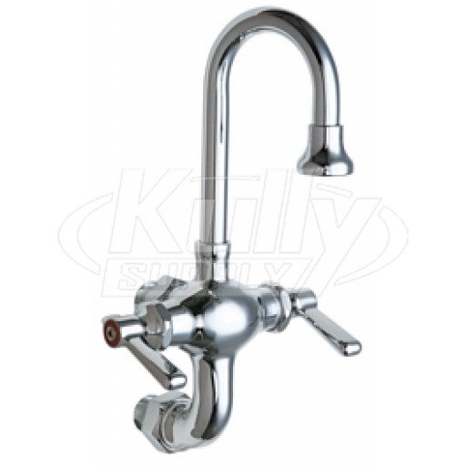 Chicago 225-ABCP Hot and Cold Water Mixing Sink Faucet