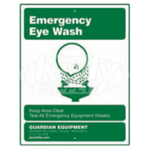 Guardian 250-007G Eyewash Sign