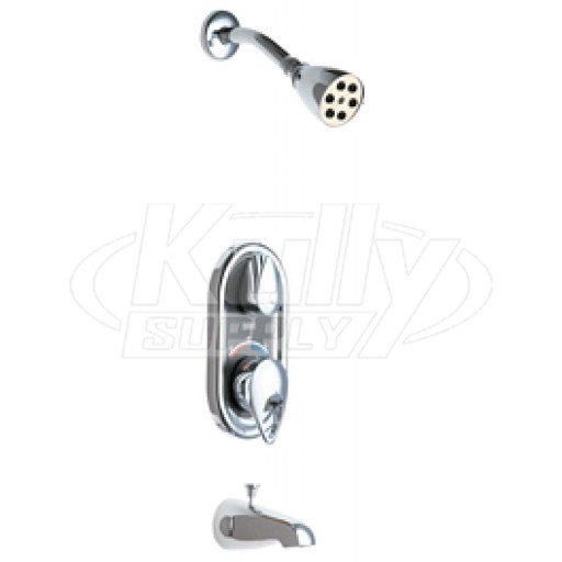 Chicago 2500-600XKCP Tub & Shower Fitting