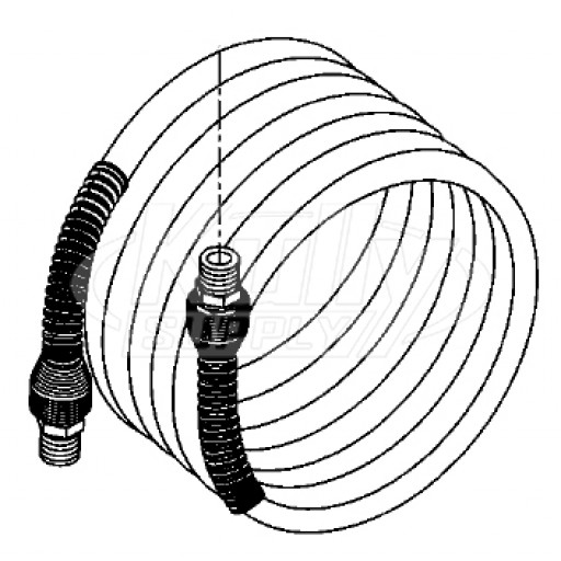 Bradley 269-053 Recoiling Drench Hose 12'