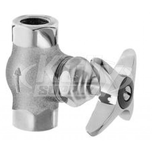 Fisher 17639 1/2" Female Exposed Shut-Off Valve