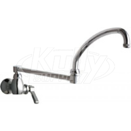 Chicago 332-DJ21ABCP Single Supply Sink Faucet
