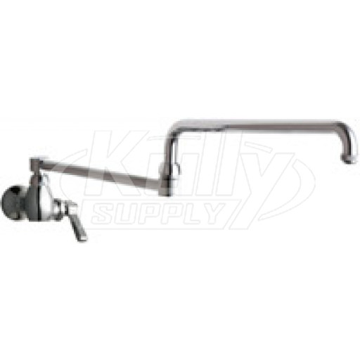 Chicago 332-DJ26ABCP Single Supply Sink Faucet