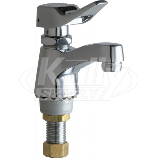 Chicago 333-336PSHVPAABCP Single Supply Metering Sink Faucet