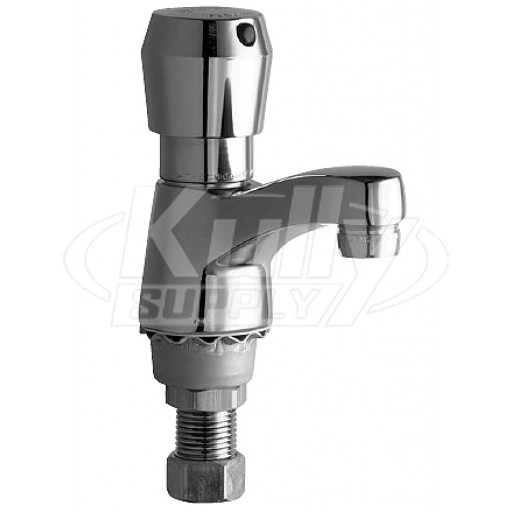 Chicago 333-665PSHVPAABCP E-Cast Lavatory Metering Faucet