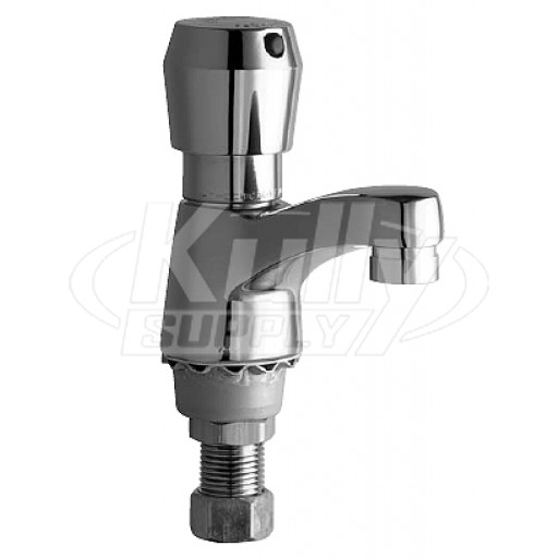 Chicago 333-E2805-665PSHAB E-Cast Lavatory Metering Faucet