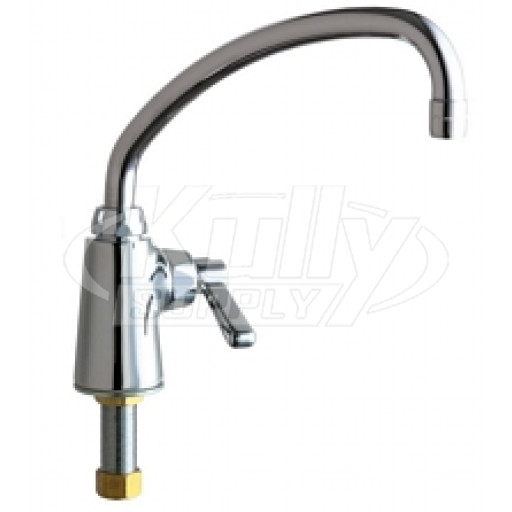 Chicago 349-L9ABCP Single Supply Sink Faucet