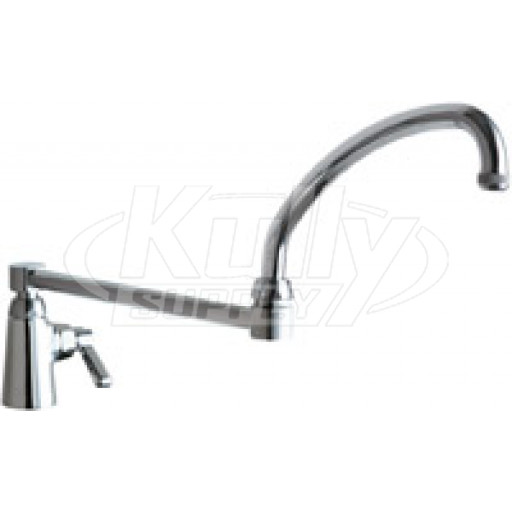 Chicago 350-DJ21ABCP Single Supply Sink Faucet