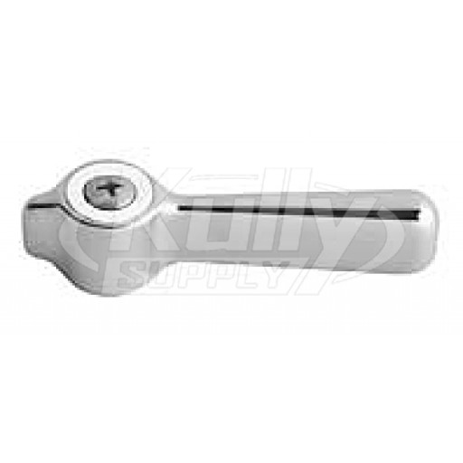 Chicago 369-PLJKCP 2-3/8" Metal Lever Handle w/ Plain Index Button