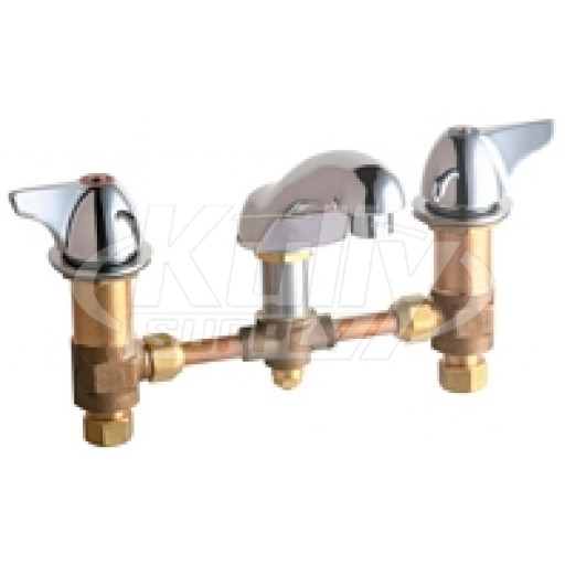 Chicago 404-VE2805-1000AB Concealed Hot and Cold Water Sink Faucet