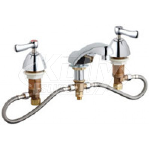 Chicago 404-VHZABCP Concealed Hot and Cold Water Sink Faucet