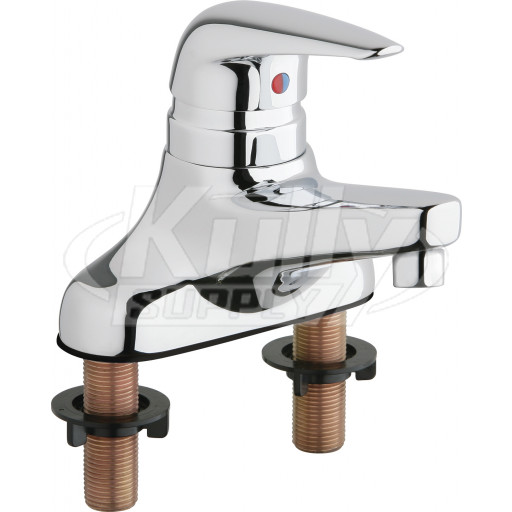 Chicago 420-E2805ABCP Single Lever Hot and Cold Water Mixing Sink Faucet