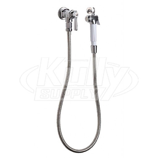 Chicago 442 83044cp Wall Mounted Bidet Faucet Kullysupply Com